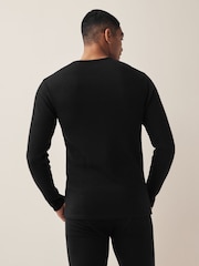 Black 2 Pack Lightweight Thermal Long Sleeve Top - Image 5 of 8