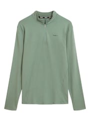 Puma Green EVOLVE Mens Training Quarter-Zip Top - Image 1 of 2