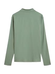 Puma Green EVOLVE Mens Training Quarter-Zip Top - Image 2 of 2