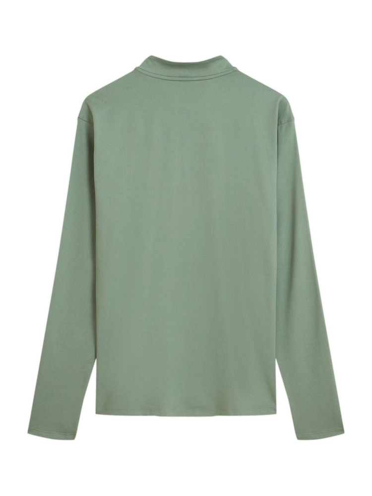 Puma Green EVOLVE Mens Training Quarter-Zip Top - Image 2 of 2