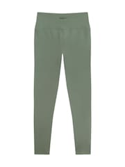 Puma Green EVOLVE Womens High-Waisted Full-Length Training Tights - Image 2 of 2