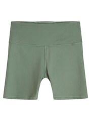 Puma Green EVOLVE Womens High-Waisted 5" Tight Training Shorts - Image 1 of 2
