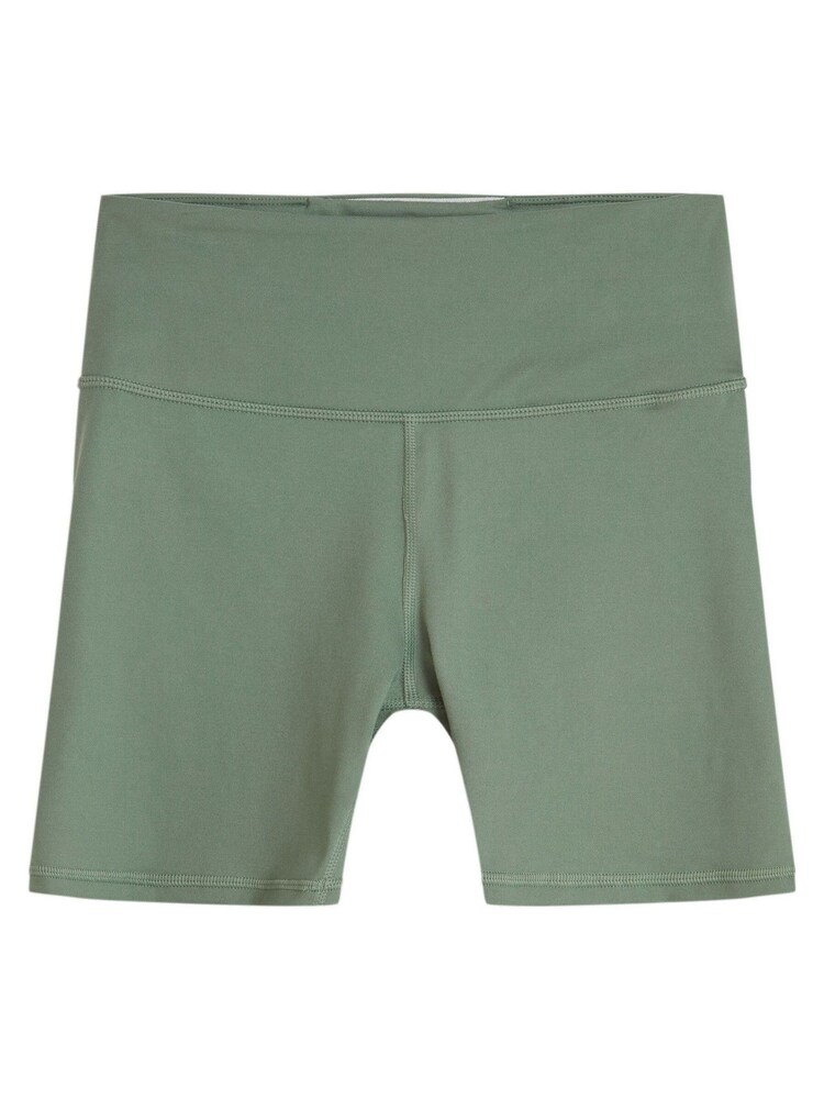 Puma Green EVOLVE Womens High-Waisted 5" Tight Training Shorts - Image 1 of 2