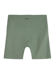 Puma Green EVOLVE Womens High-Waisted 5" Tight Training Shorts - Image 2 of 2
