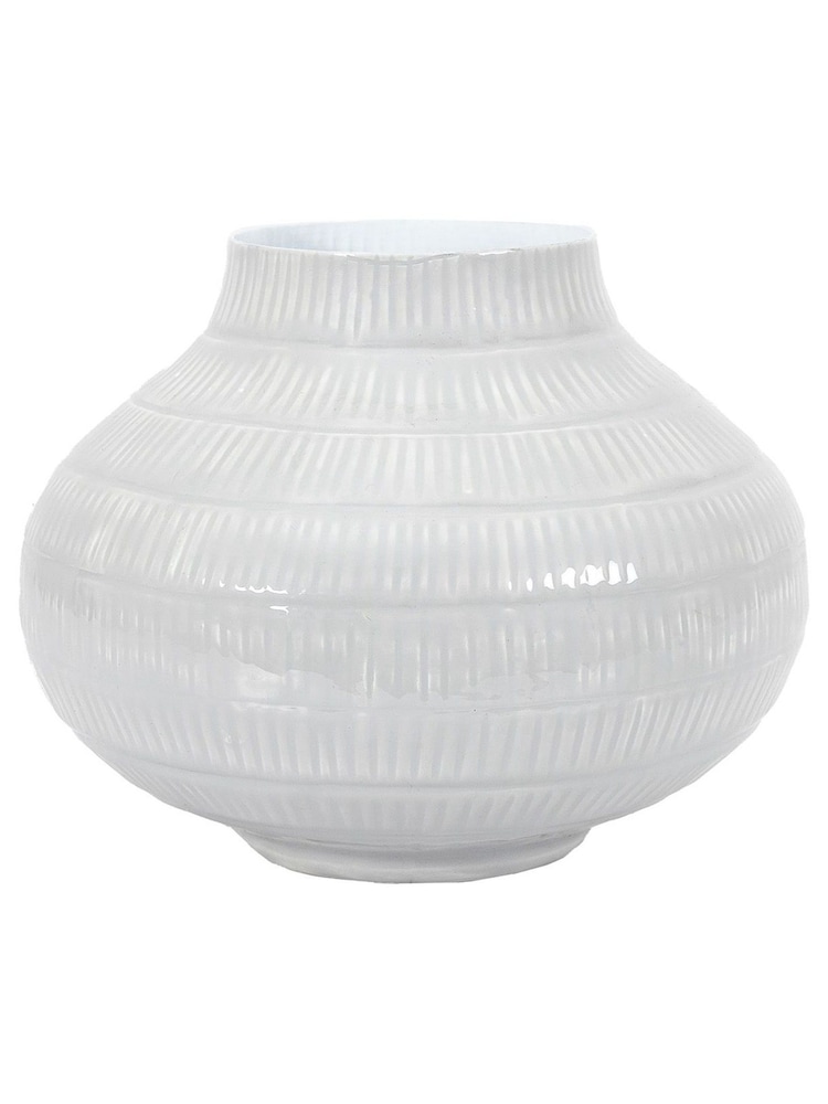 Gallery Home Grey Large Napa Vase - Image 2 of 2 Gallery Home Grey Large Napa Vase - Image 2 of 2