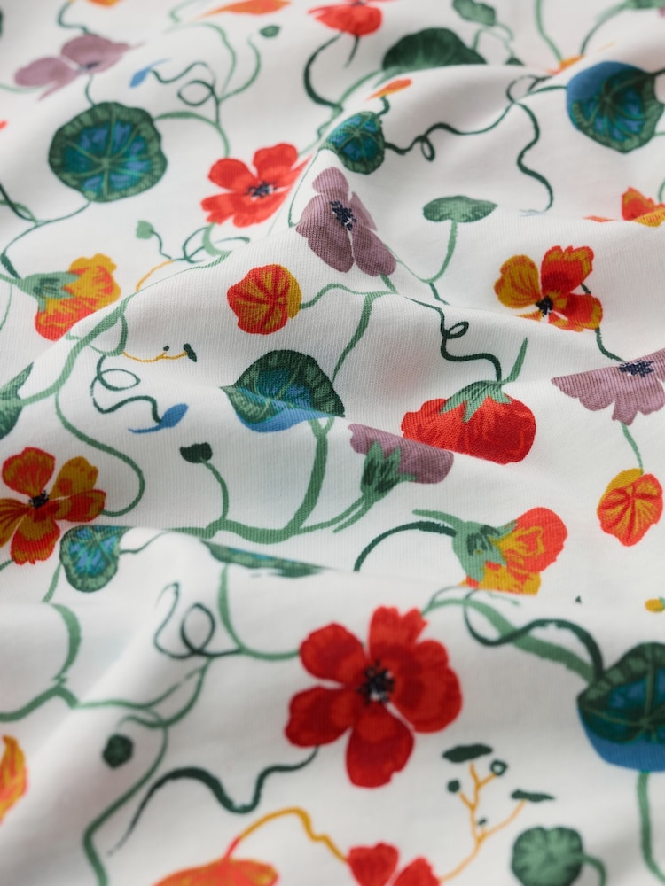 Seasalt Cornwall White Poisson T-Shirt - Image 5 of 5