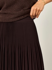 FatFace Jayla Chocolate Brown Maxi Skirt - Image 3 of 6