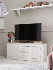 Shabby Chic by Rachel Ashwell® Reclaimed Pine Loretta TV Unit - Image 1 of 8