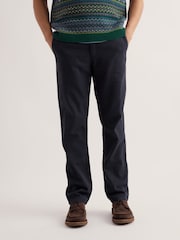 Seasalt Cornwall Blue Tollgate Slim Trousers - Image 1 of 5