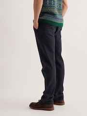 Seasalt Cornwall Blue Tollgate Slim Trousers - Image 2 of 5