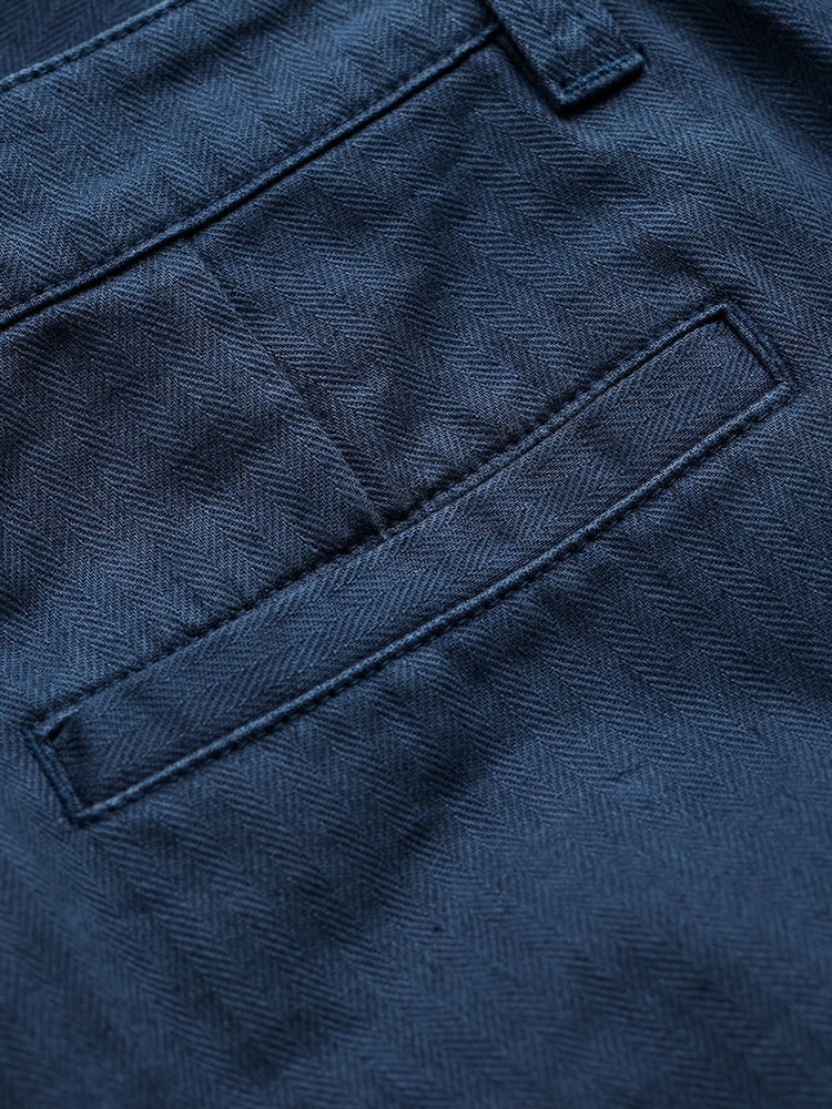 Seasalt Cornwall Blue Tollgate Slim Trousers - Image 5 of 5 Seasalt Cornwall Blue Tollgate Slim Trousers - Image 5 of 5
