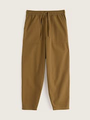 Seasalt Cornwall Green Sholl Cotton Tapered Trousers - Image 4 of 5