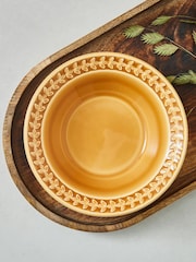 Portmeirion Set of 4 Yellow Botanic Garden Harmony Cereal Bowls - Image 2 of 5