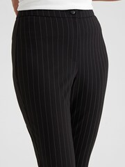 4th & Reckless Black Hally Tailored Split Hem Leggings - Image 4 of 6
