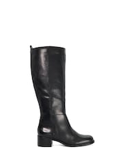 Dune London Black Wide Fit Wf Turner Knee High Boots - Image 2 of 6