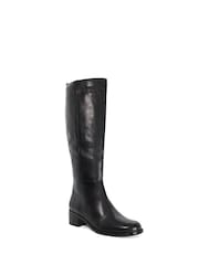 Dune London Black Wide Fit Wf Turner Knee High Boots - Image 3 of 6