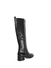 Dune London Black Wide Fit Wf Turner Knee High Boots - Image 4 of 6
