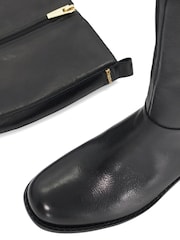 Dune London Black Wide Fit Wf Turner Knee High Boots - Image 6 of 6