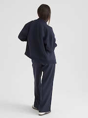 4th & Reckless Blue Teya Tailored Boxy Bomber Jacket - Image 2 of 4