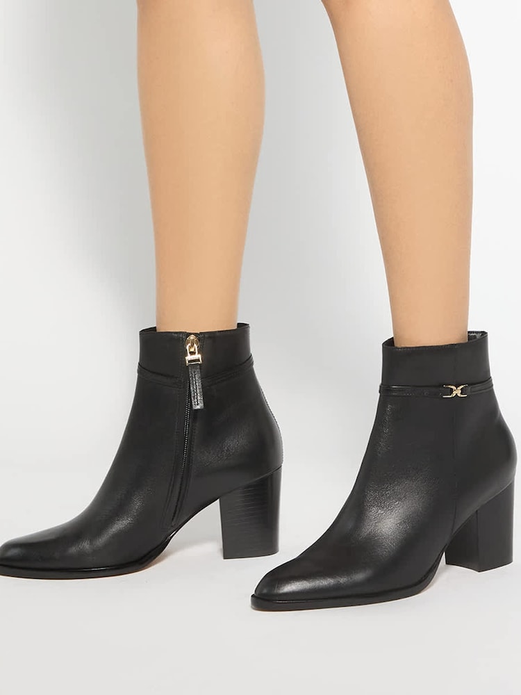 Dune London Black Pagety Ankle Boots - Image 1 of 6 Dune London Black Pagety Ankle Boots - Image 1 of 6