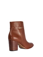 Dune London Brown Pagety Ankle Boots - Image 3 of 5