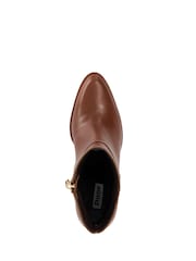 Dune London Brown Pagety Ankle Boots - Image 4 of 5