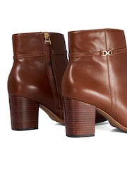 Dune London Brown Pagety Ankle Boots - Image 5 of 5