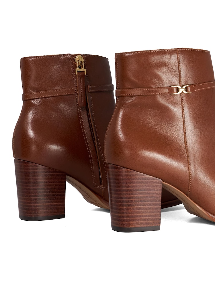 Dune London Brown Pagety Ankle Boots - Image 5 of 5 Dune London Brown Pagety Ankle Boots - Image 5 of 5