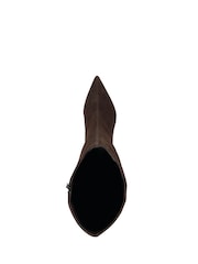 Dune London Brown Wide Fit Smoulder Knee High Boots - Image 4 of 5