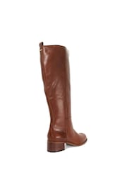 Marron fauve - Bottes Dune London Turner hauteur genou - Image 2 de 5