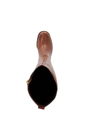 Marron fauve - Bottes Dune London Turner hauteur genou - Image 4 de 5