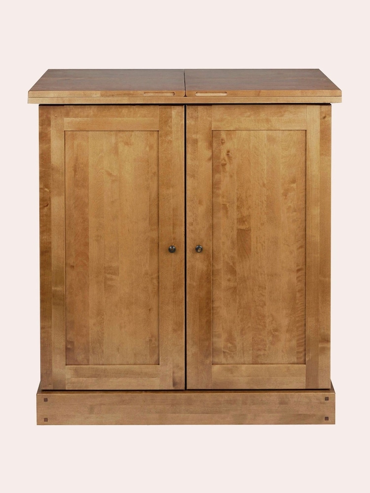 Laura Ashley Honey Gold Garrat Drinks Cabinet - Image 2 of 5