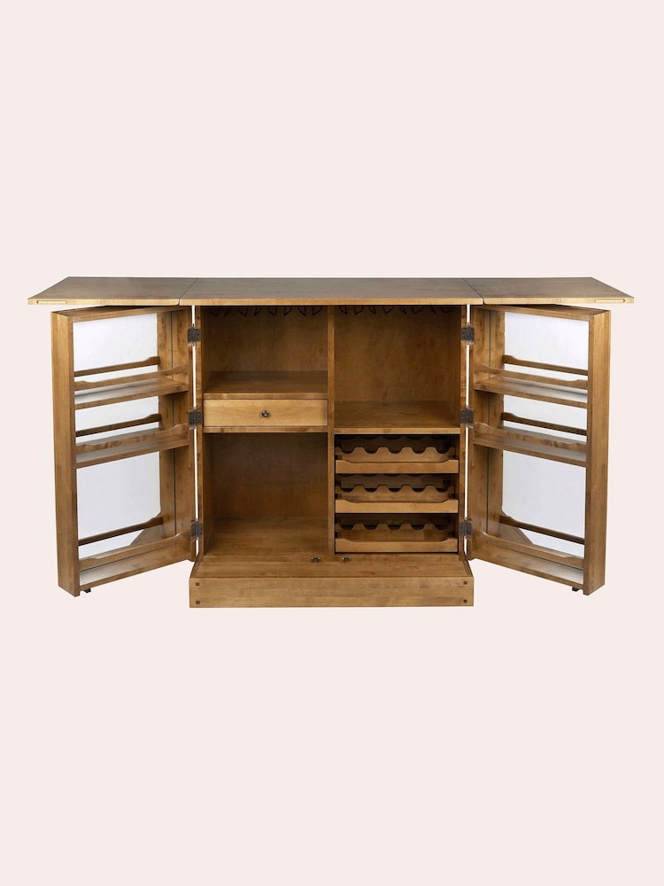 Laura Ashley Honey Gold Garrat Drinks Cabinet - Image 5 of 5