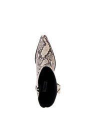 Dune London Natural Pardner 2 Zip Up Western Boots - Image 6 of 7