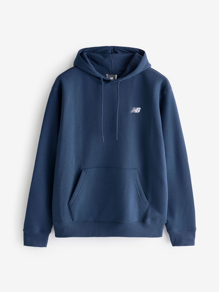 New Balance Navy Mens Sport Essentials Hoodie - Image 5 of 5