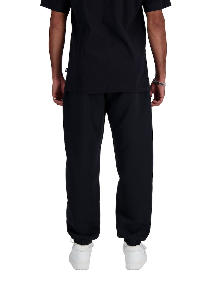 New Balance Black Mens Essentials Fleece Joggers - Image 2 of 4