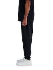 New Balance Black Mens Essentials Fleece Joggers - Image 3 of 4