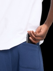 New Balance Navy Mens Essentials Fleece Joggers - Image 6 of 7