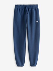 New Balance Navy Mens Essentials Fleece Joggers - Image 7 of 7