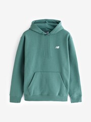 New Balance Green Mens Sport Essentials Hoodie - Image 5 of 5