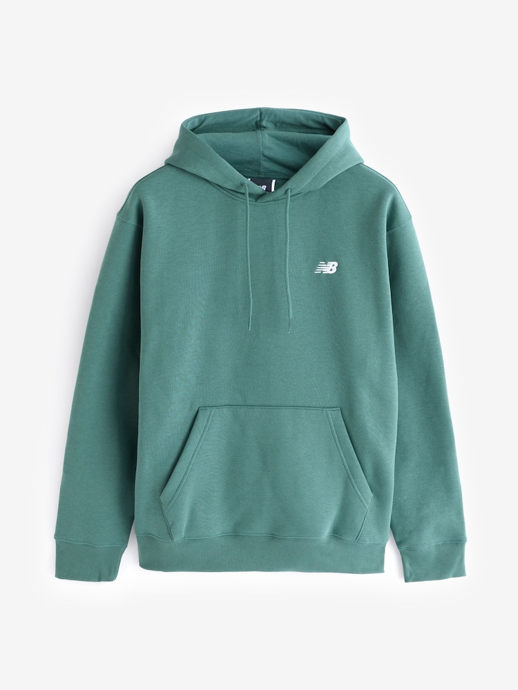 New Balance Green Mens Sport Essentials Hoodie - Image 5 of 5