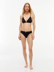 Tommy Hilfiger Black Heritage Logo Triangle Bras 3 Pack - Image 4 of 6
