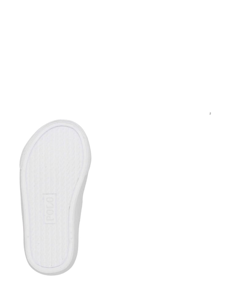 Polo Ralph Lauren White/Pink Kids Glitter Ryley Trainers - Image 4 of 4