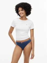 Tommy Hilfiger Pink 5-Pack Heritage Logo Thongs - Image 2 of 6
