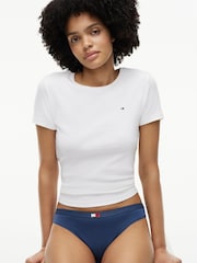Tommy Hilfiger Pink 5-Pack Heritage Logo Thongs - Image 5 of 6