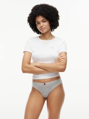 Tommy Hilfiger Pink 5-Pack Heritage Logo Thongs - Image 6 of 6