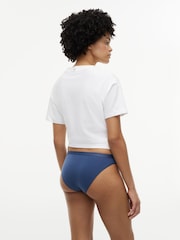 Tommy Hilfiger Blue Heritage Flag Logo Briefs 3 Pack - Image 3 of 6