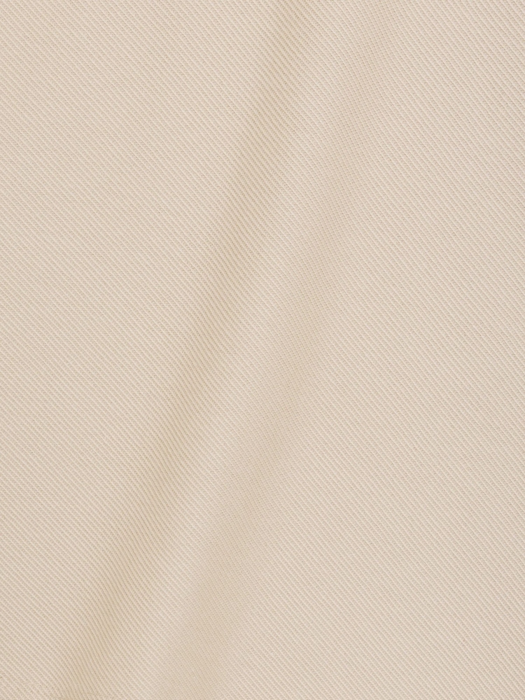 French Connection Brown Cotton Blend Textured Contrast Trims Zip-Up Short Sleeve Polo Shirt - Image 6 of 6