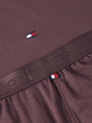 Tommy Hilfiger Brown Essential Piping Relaxed Pyjamas Set - Image 5 of 5