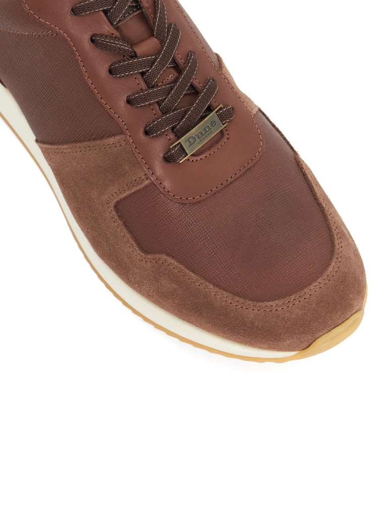 Dune London Brown Wide Fit Trusting Trainers - Image 5 of 5 Dune London Brown Wide Fit Trusting Trainers - Image 5 of 5